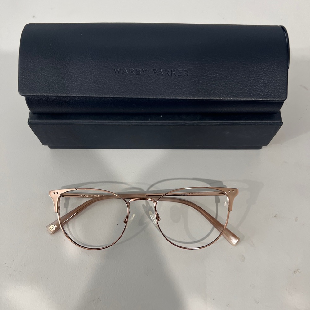 Warby Parker Ava 2233 Rose Gold RX Frames 51-19-142 size